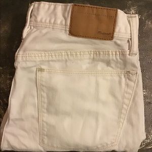Madewell White Skinny Jeans size 27